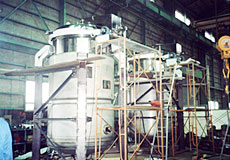 9m2加圧抽出釜 第1種圧力容器