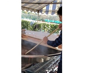 三芳町災害対策協議会・商工会青年部・21クラブ様ご依頼分パエリア鍋Ф2500製作