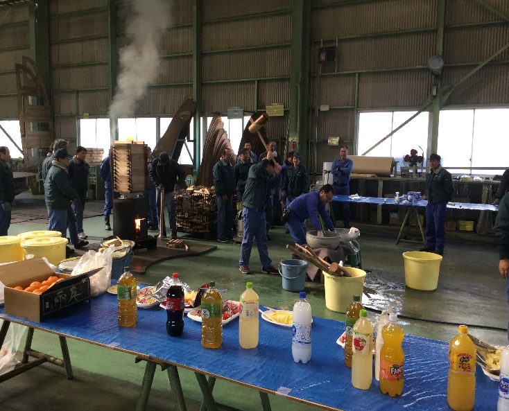 毎年恒例 お餅つき