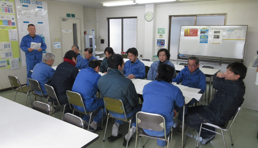 鏡板事業部　北陸工場　定例部門会議