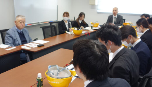 「志プロジェクト」の学生さんが工場見学＆社長取材