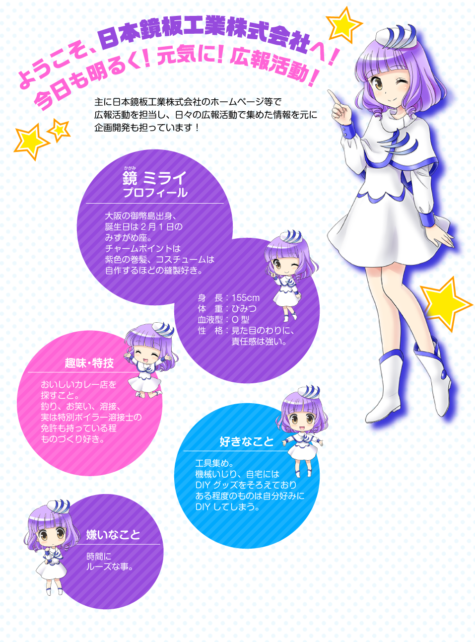 広報部員紹介－鏡ミライ